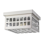 Letzel 2-Light Flushmount