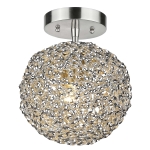 Snow 1-Light Convertible Flushmount - Image 2
