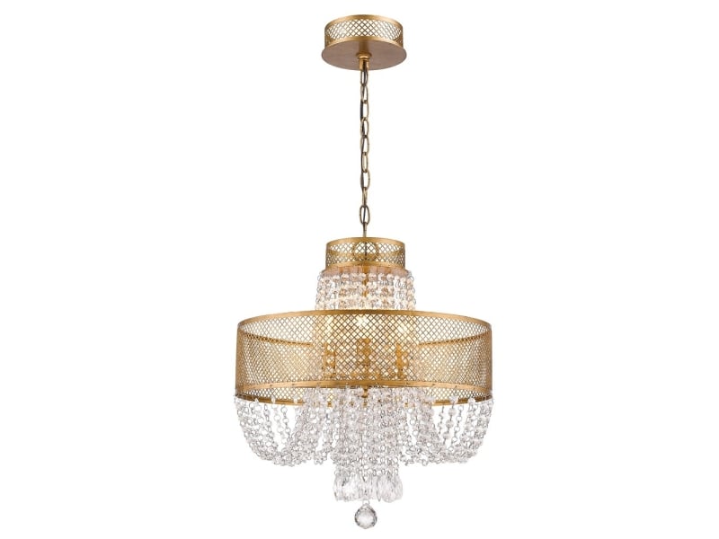 Viola 4-Light Crystal Chandelier Acclaim Lighting