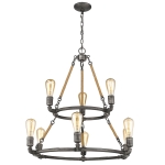 Grayson 9-Light Antique Chandelier - Image 2