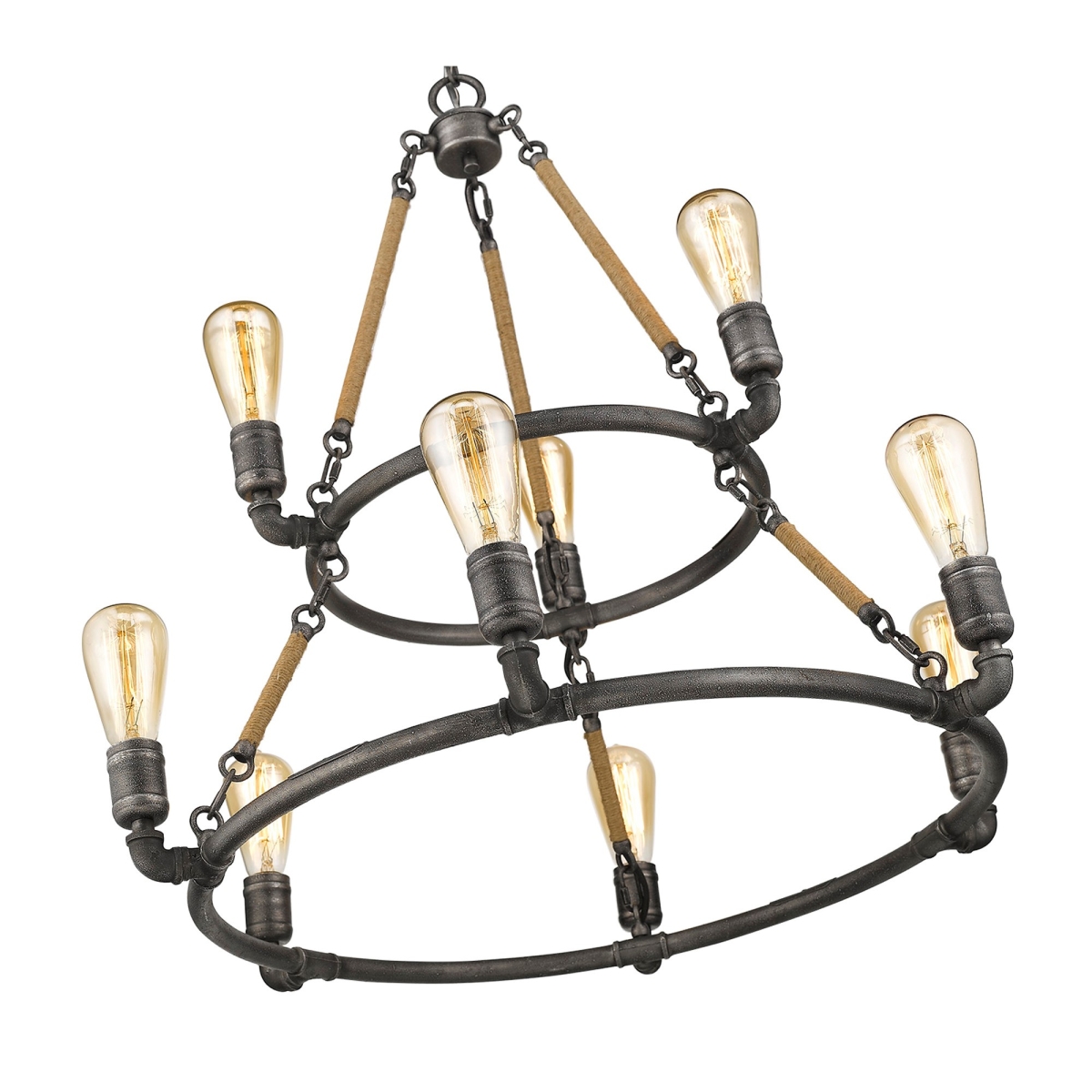 Grayson 9-Light Antique Chandelier - Image 4