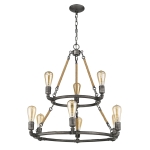 Grayson 9-Light Antique Chandelier