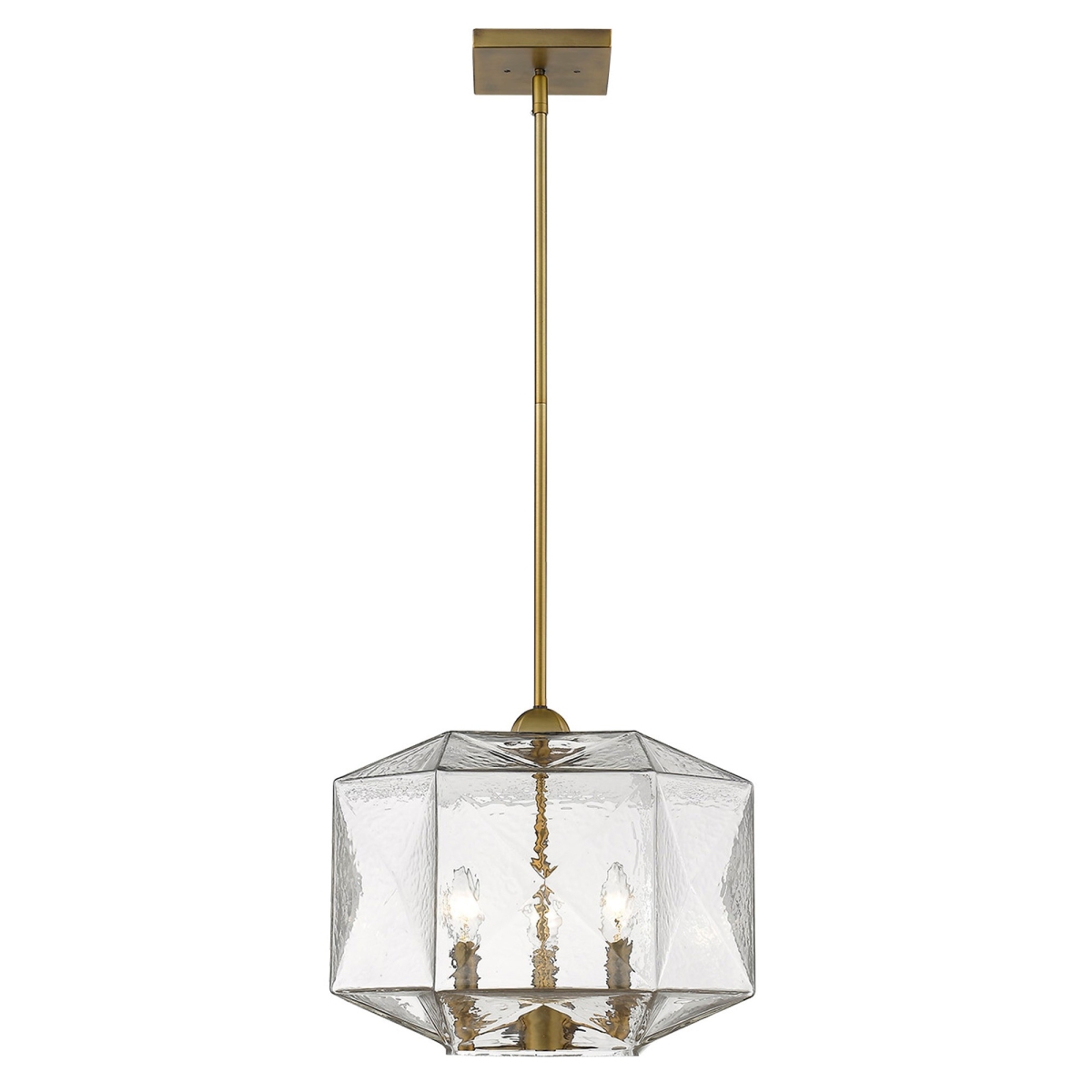 Loft 3-Light Brass Pendant - Image 2
