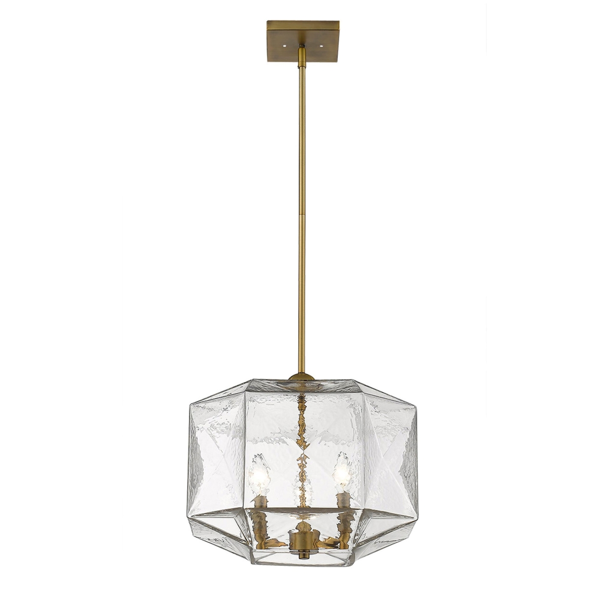 Loft 3-Light Brass Pendant - Image 3