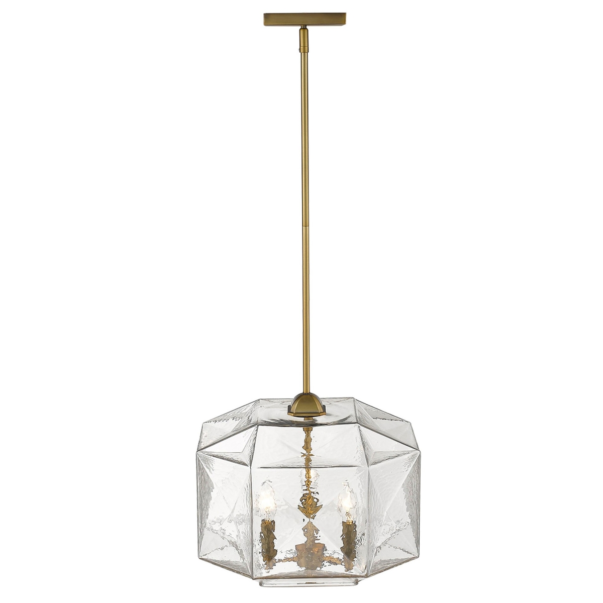 Loft 3-Light Brass Pendant - Image 4