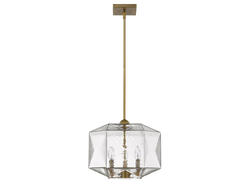 Loft 3-Light Brass Pendant Indoor Pendants & Foyer Lights