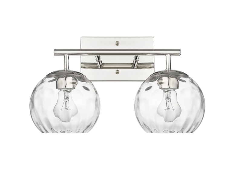 Mackenzie 2-Light Bath Sconce Mackenzie Mackenzie 2-Light Bath Sconce Mackenzie