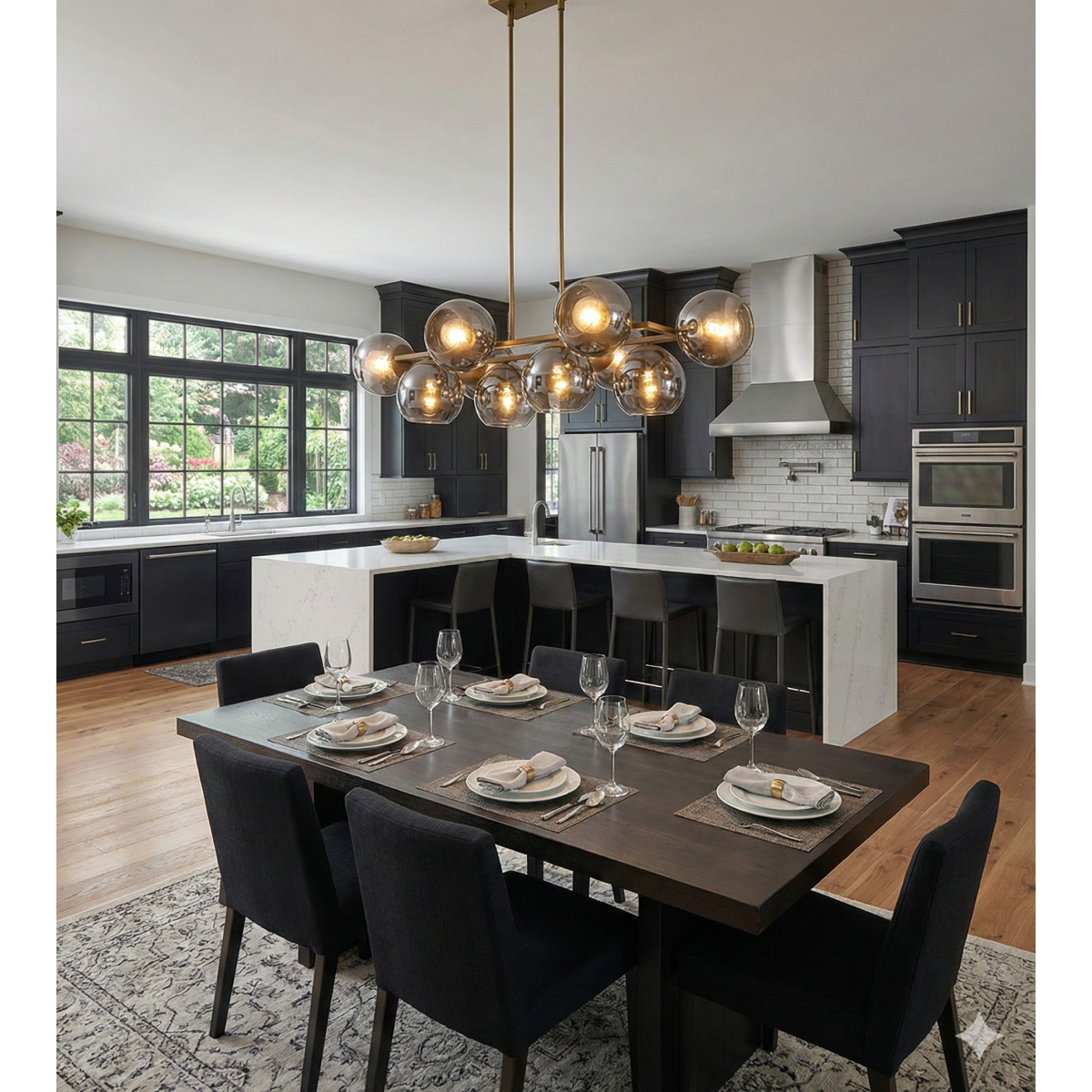Lunette 10-Light Island Pendant - Image 8